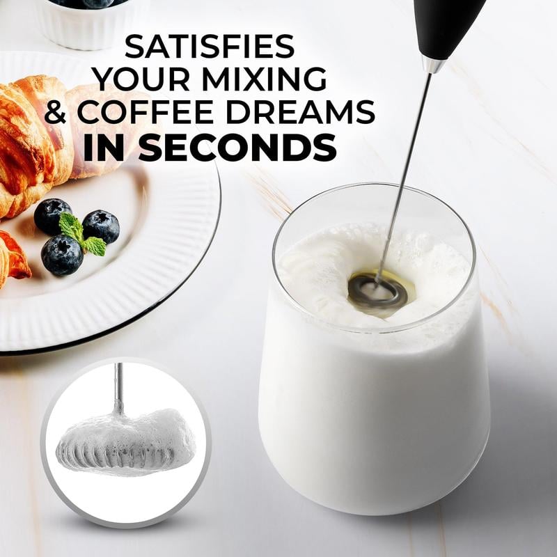 💥Powerful Milk Frother with Stand