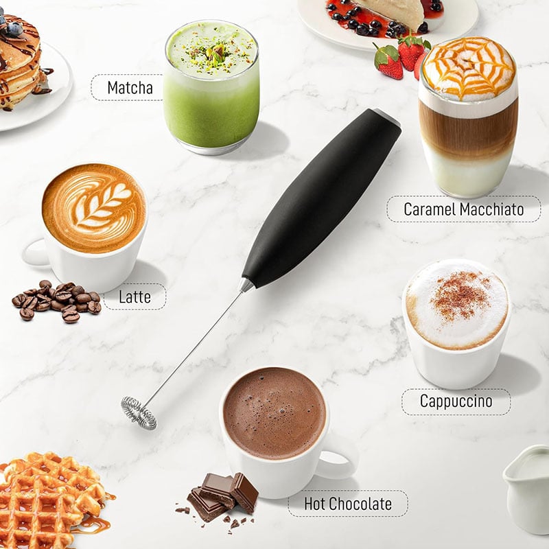 💥Powerful Milk Frother with Stand