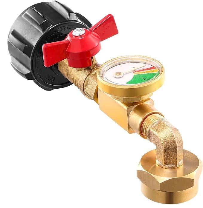 🔥 Top-Rated Propane Refill Elbow Adapter with Tank Gauge