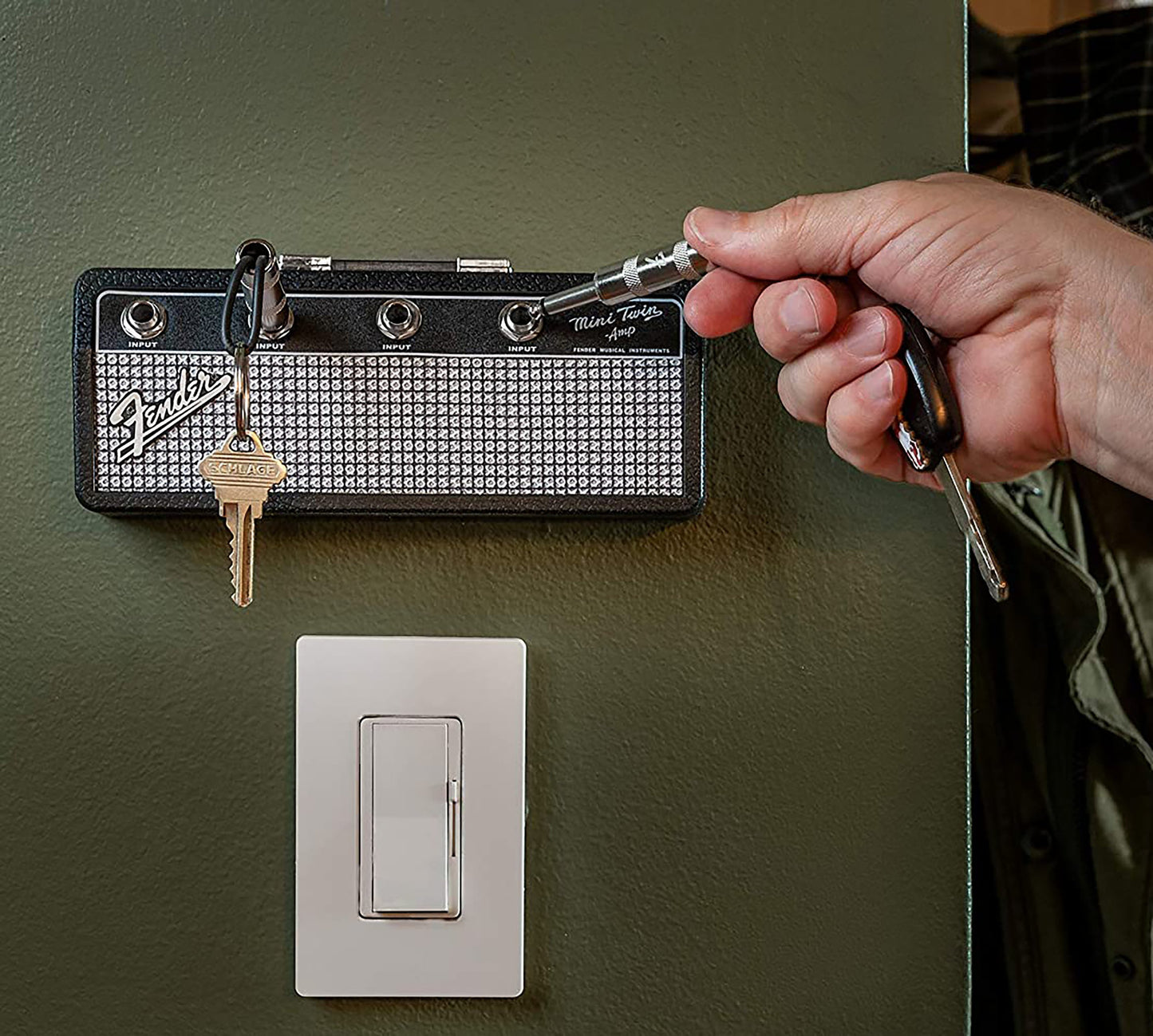 ⏰ 🎸🔑Musical Jack Rack Key Holder-Guitarist's Key Organizer-unitmotor™