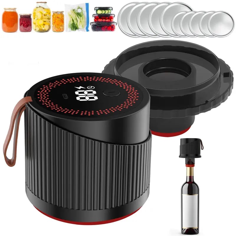 Exclusive Offer✨Suitable for Wide Mouth or Regular Mouth Mason Jars Storage Bottles & Jars s-Preserving Containers -Jar Sealers