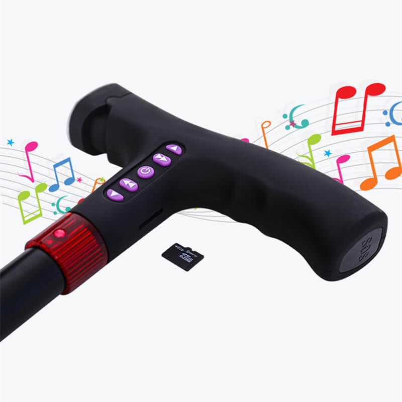 Smart Walking Cane With Automatic Alarm When The Elderly Fall Down