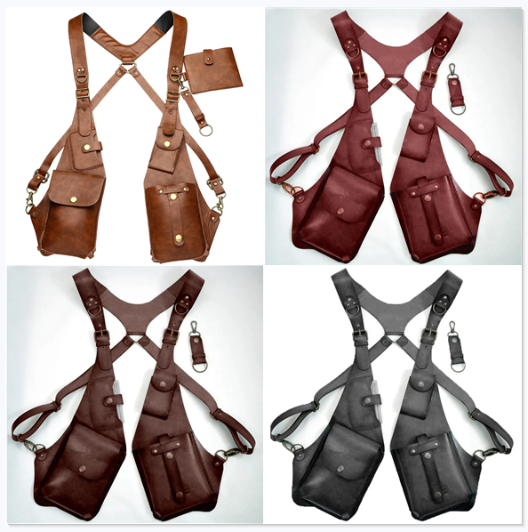 New Leather Anti-theft Harness (5 Color)-unitmotor™