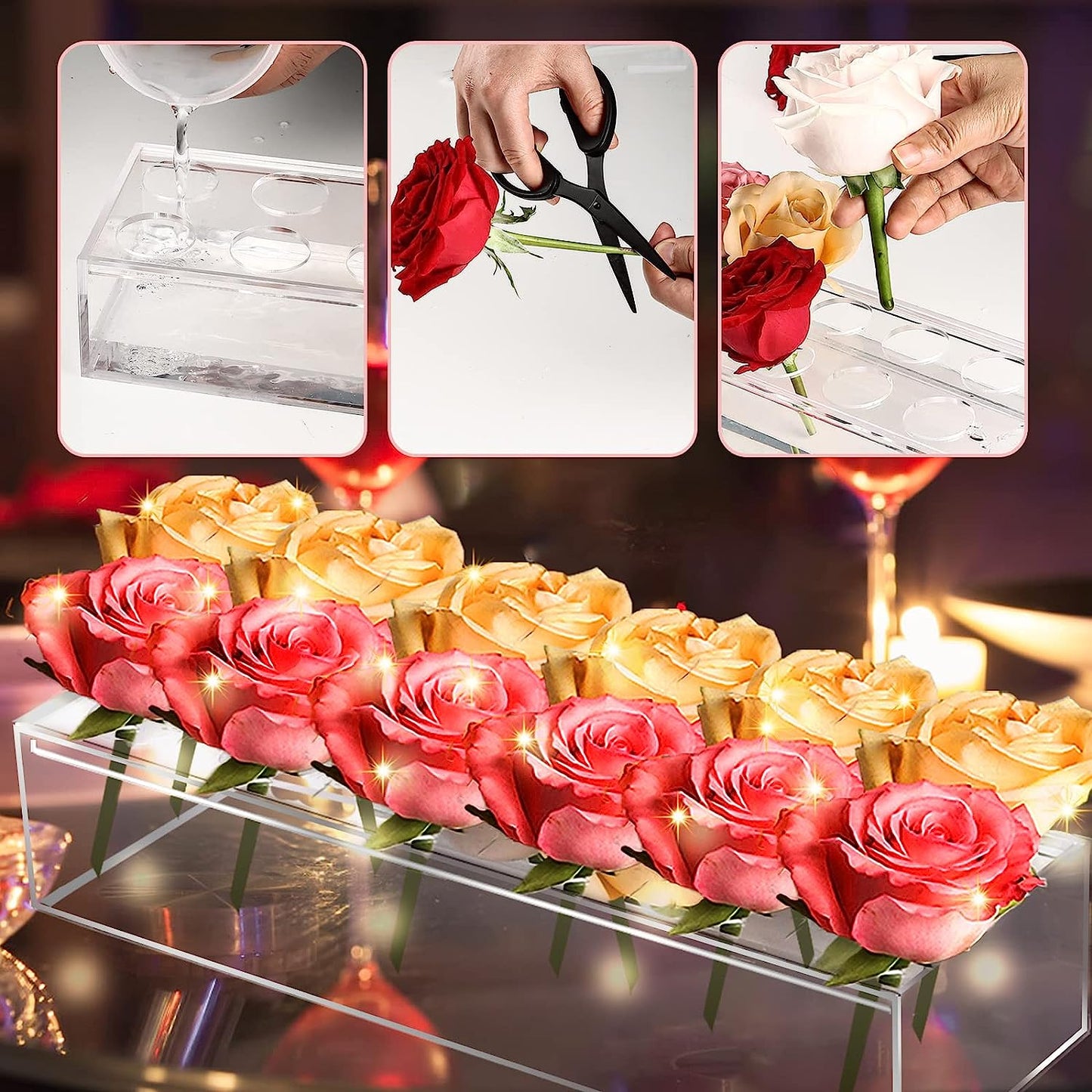 💓Mother's Day Gift 💓- Clear Acrylic Flower Vase