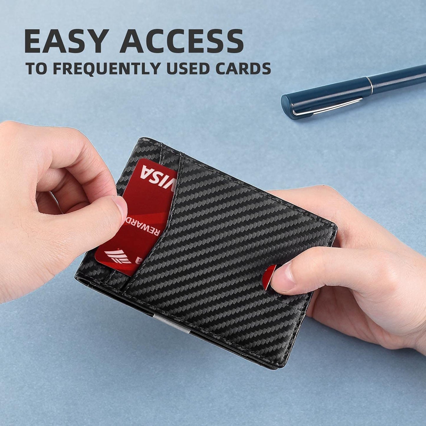 Elegant Anti-Theft Leather Wallet for Business Men-unitmotor™