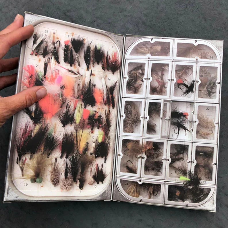 🎁The Ultimate Christmas Countdown Gift - 🎣Fly Fishing Advent Calendar – Handmade Flies + Waterproof Fly Box