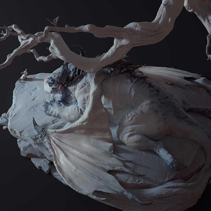 Dragon And Mouse - Art Sculpture-unitmotor™