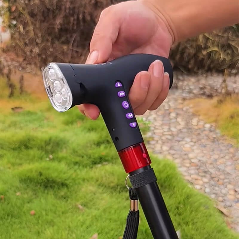 Smart Walking Cane With Automatic Alarm When The Elderly Fall Down