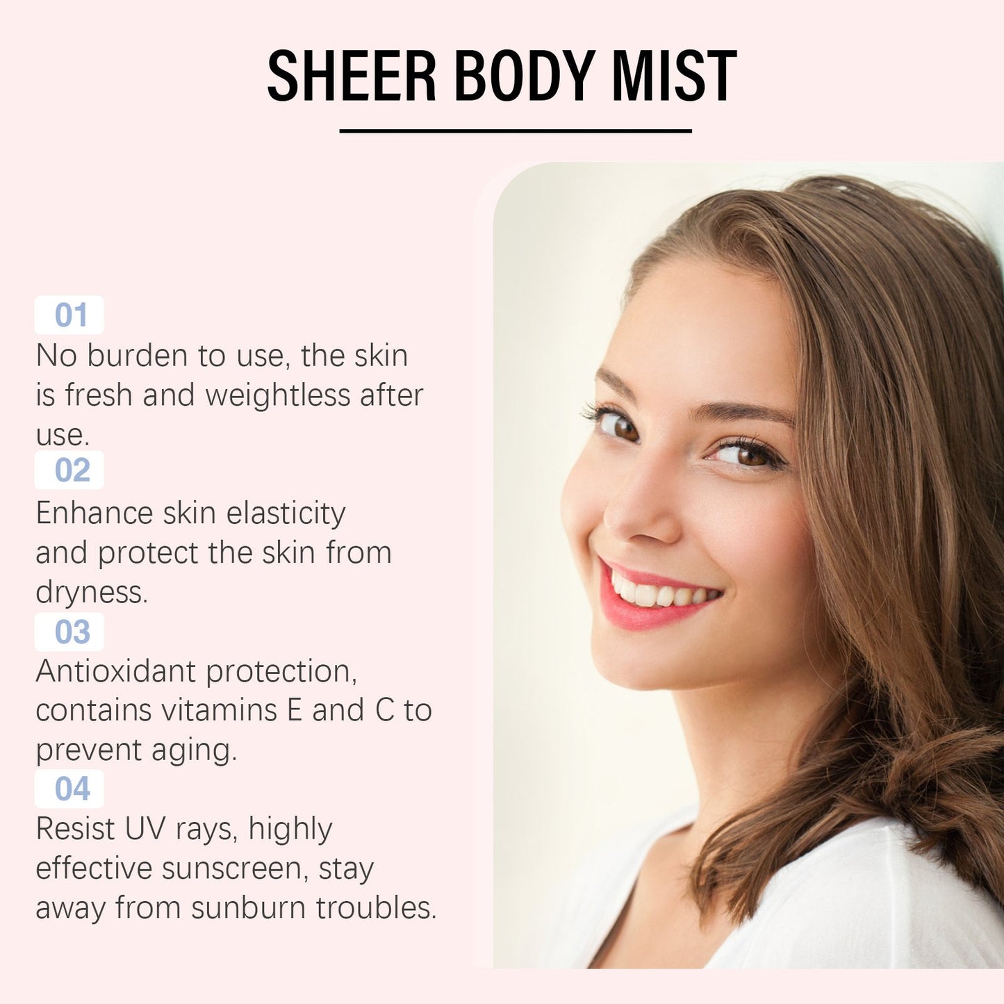 🔥Hot Sale - 49% Off🔥Sheer Body Mist Sunscreen SPF 42