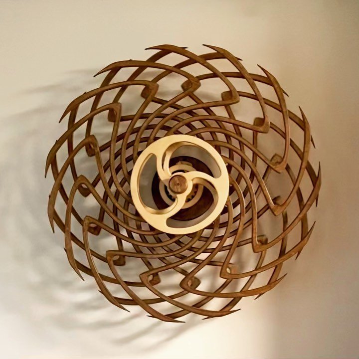 βπ100% Handmade Kinetic Wooden Sculpture
