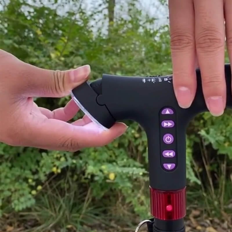 Smart Walking Cane With Automatic Alarm When The Elderly Fall Down
