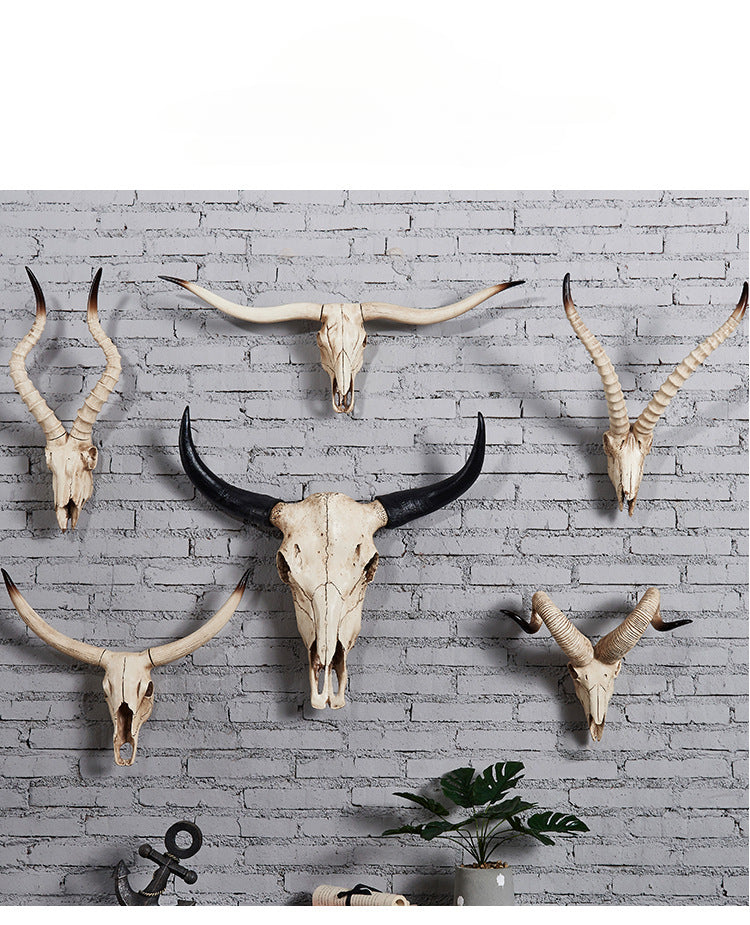 Vintage Sheep Head Wall Hanging Home Decorations