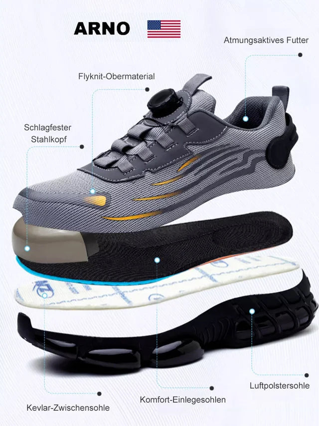 🔥BIG SALE 49% OFF🔥Rotating Button Safety Work Shoes-unitmotor™