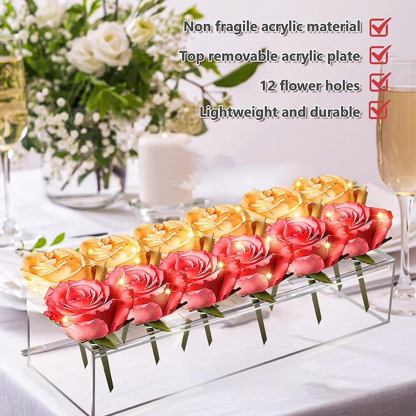 💓Mother's Day Gift 💓- Clear Acrylic Flower Vase