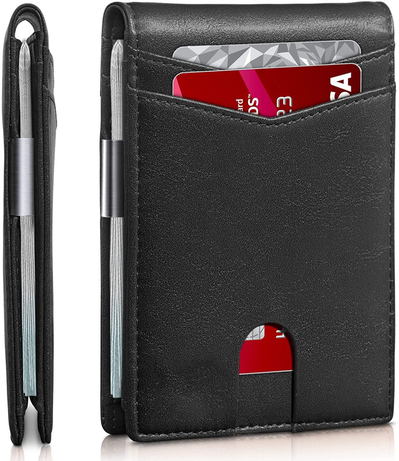 Elegant Anti-Theft Leather Wallet for Business Men-unitmotor™