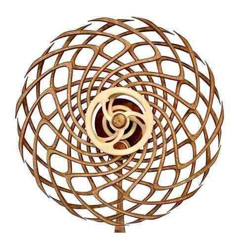 βπ100% Handmade Kinetic Wooden Sculpture