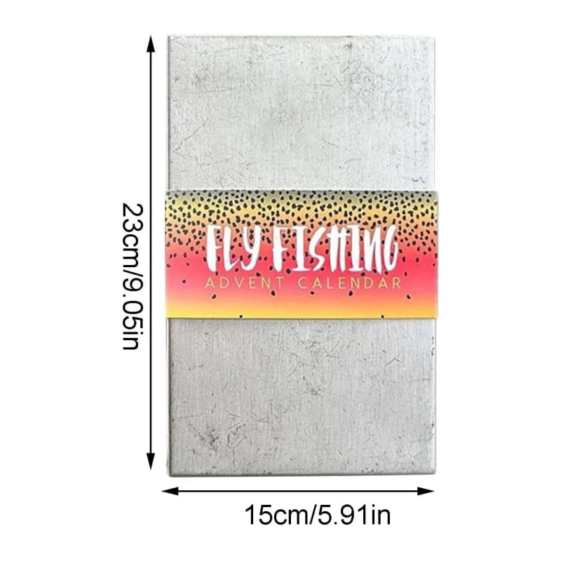 🎁The Ultimate Christmas Countdown Gift - 🎣Fly Fishing Advent Calendar – Handmade Flies + Waterproof Fly Box