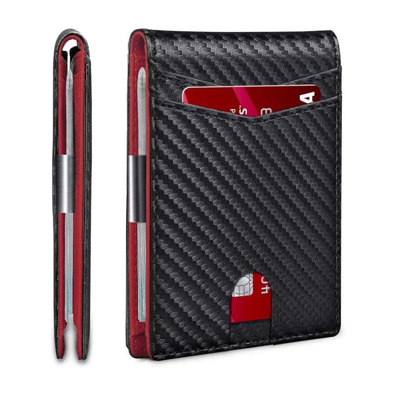 Elegant Anti-Theft Leather Wallet for Business Men-unitmotor™