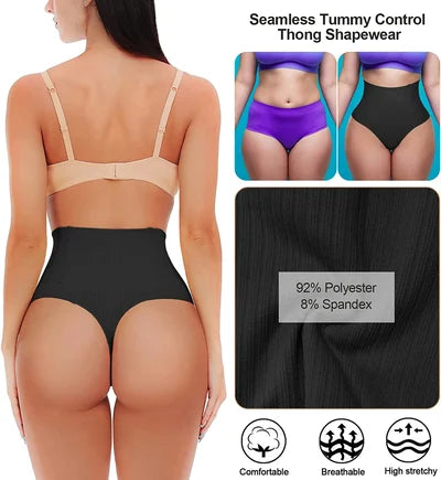 Comfortable High-waisted Tummy Control Shapewear