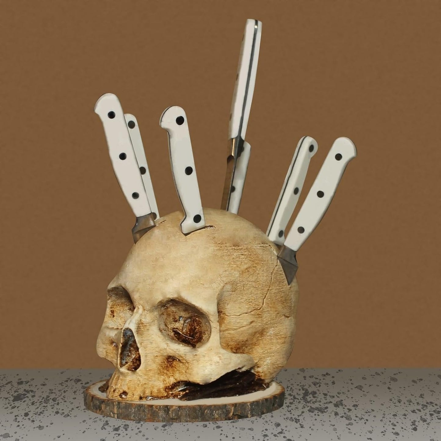 Gothic Skull Knife Holder-unitmotor™