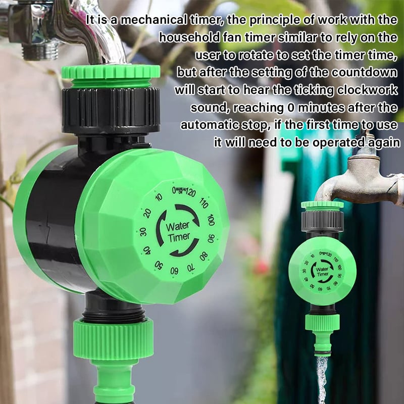 🔥2024 SALE - Mechanical Watering Hose Timer (Up to 120Min)-unitmotor™