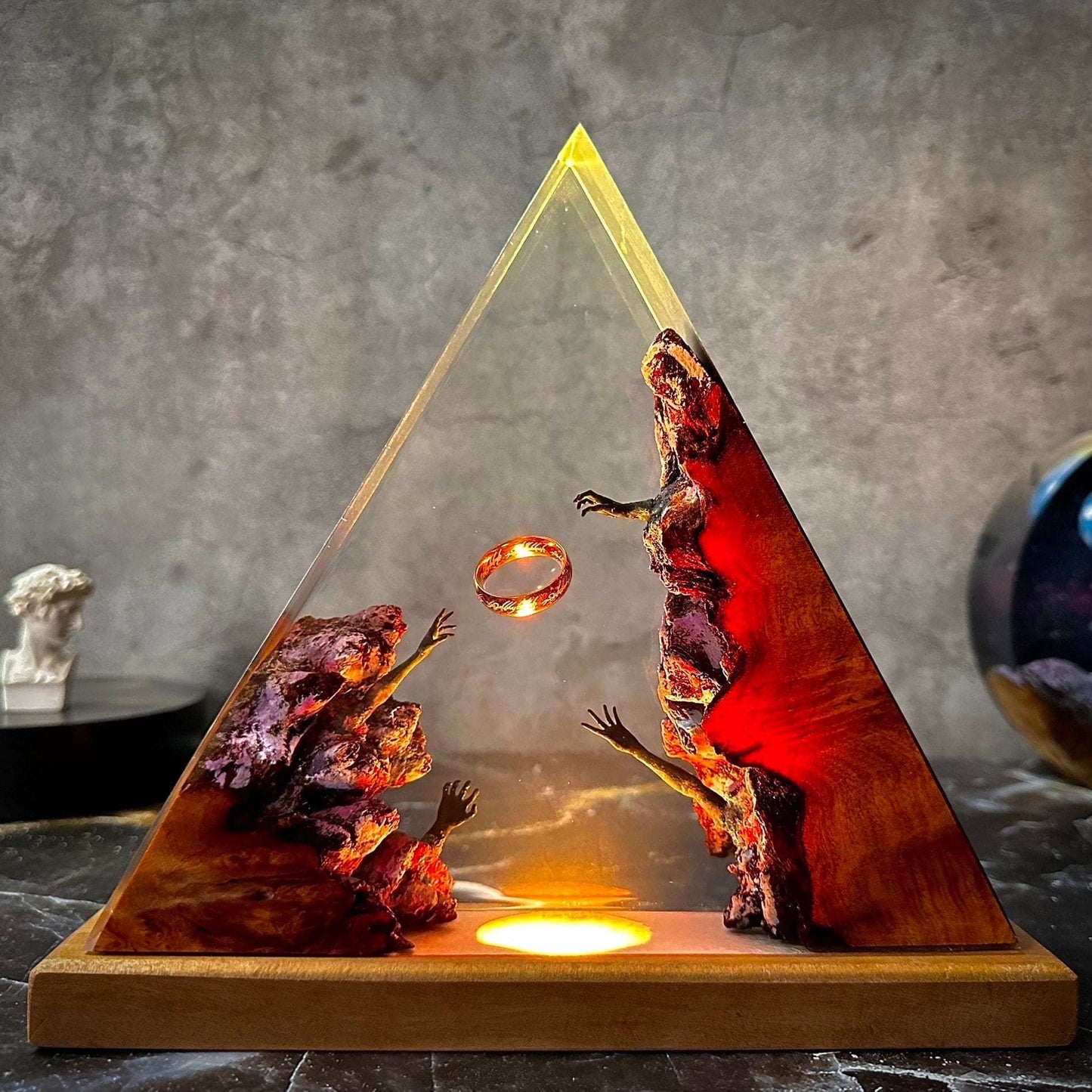 Magic Ring Ocean Resin Night Light-unitmotor™
