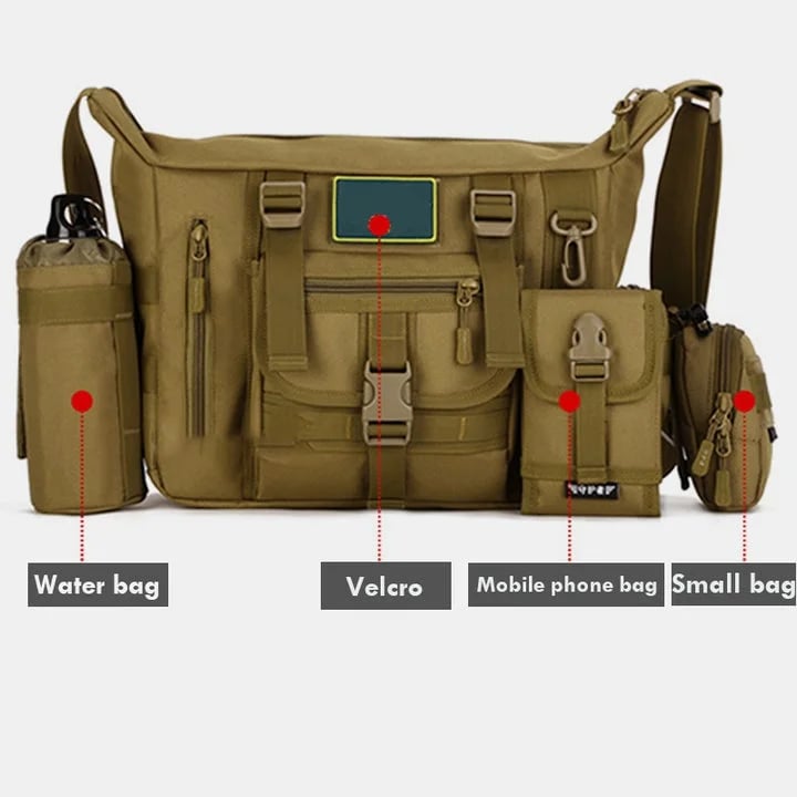 🔥Waterproof Tactical Military Multi-Pocket Crossbody Bag-unitmotor™