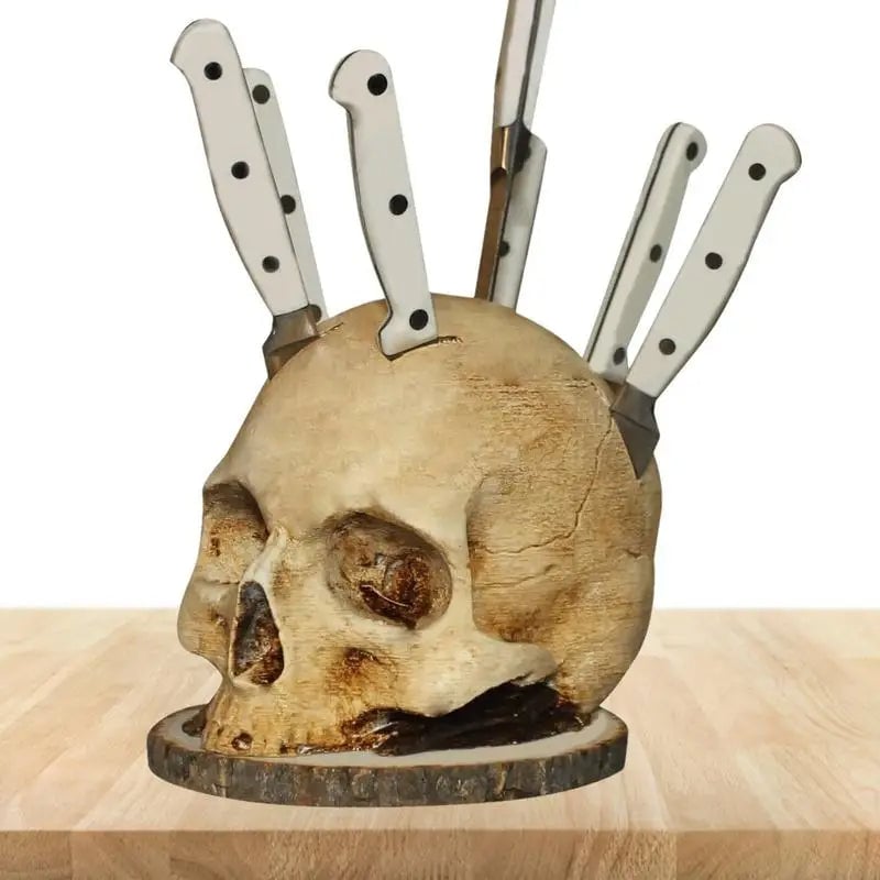 Gothic Skull Knife Holder-unitmotor™