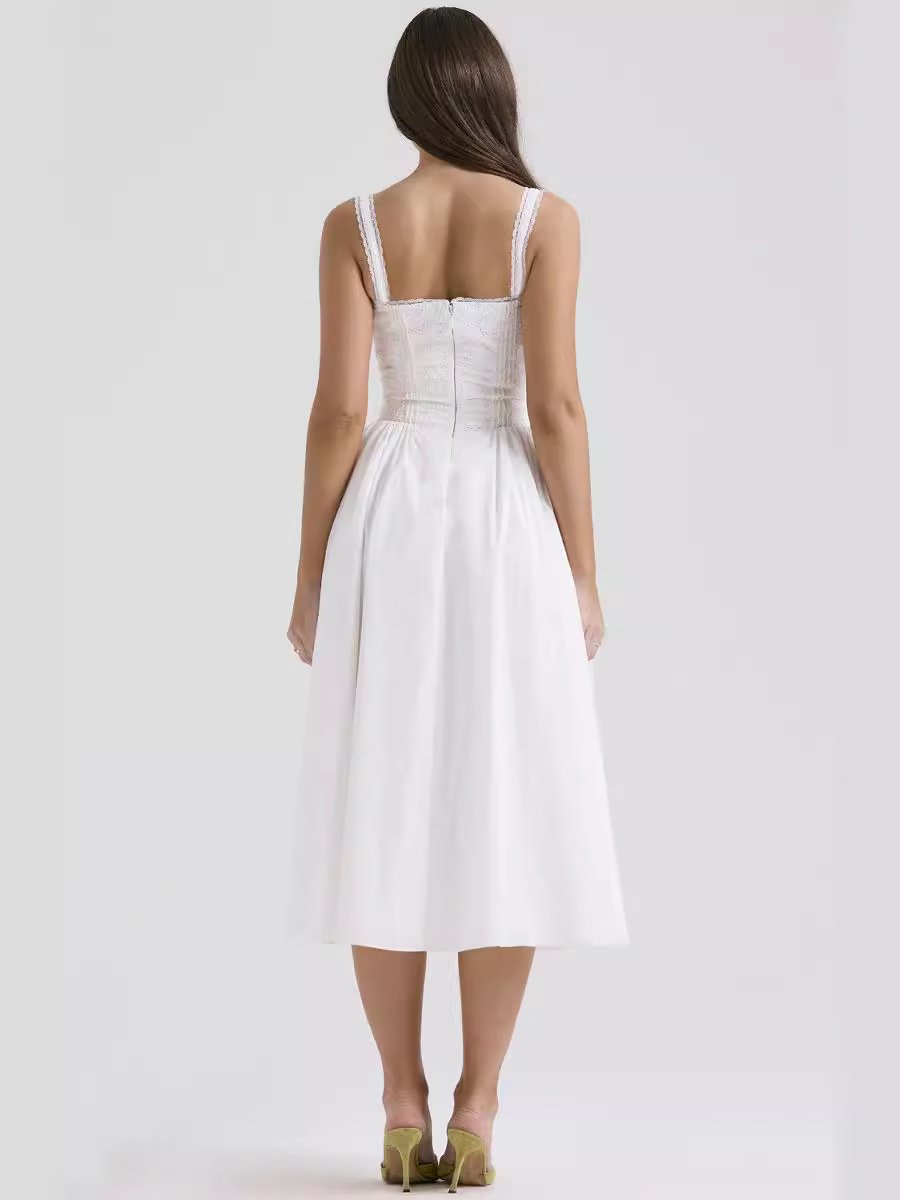 ❤️🔥French lace waist-length long skirt - ⏰ 🎉-unitmotor™