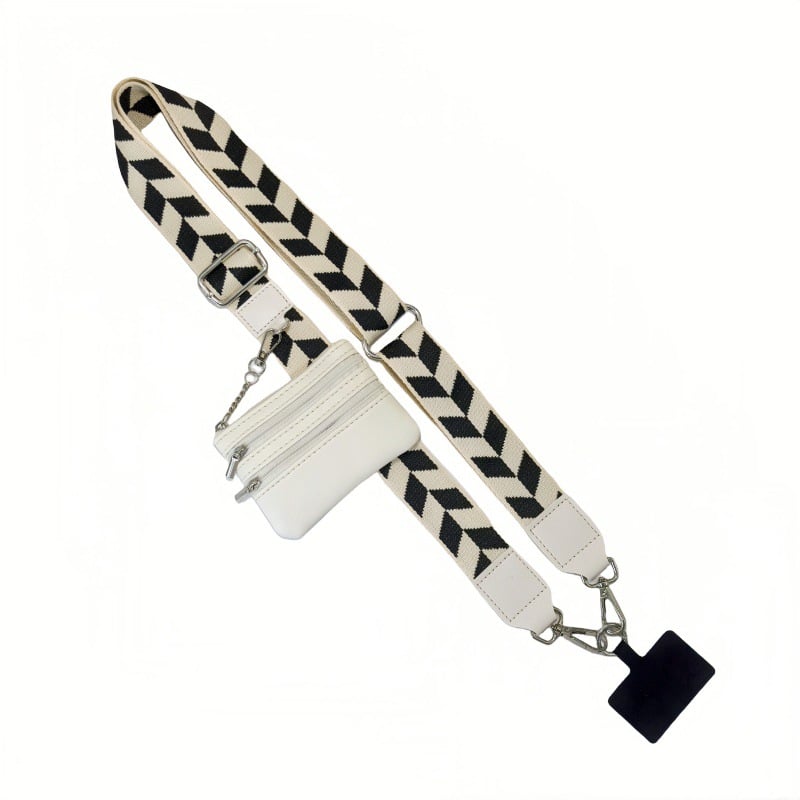 Adjustable Phone Lanyard Crossbody Strap with Wallet