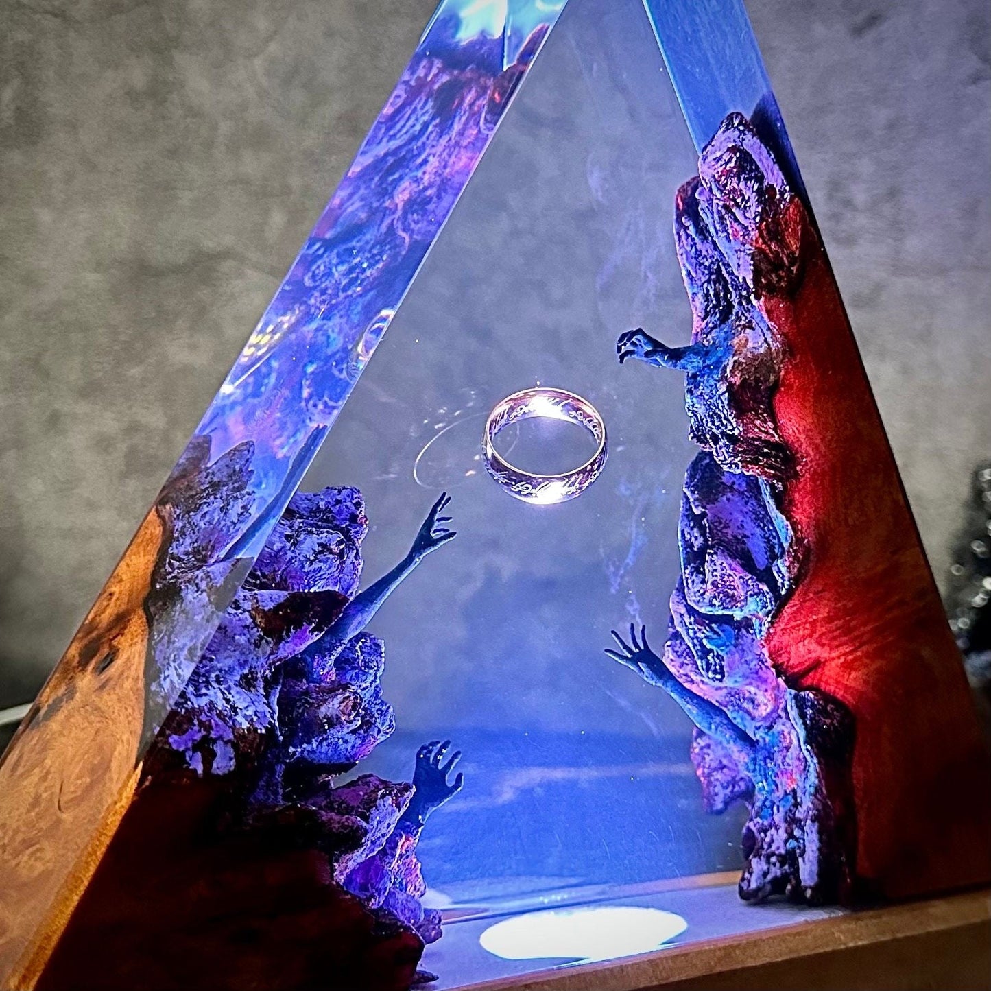 Magic Ring Ocean Resin Night Light-unitmotor™