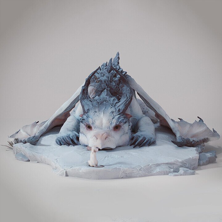 Dragon And Mouse - Art Sculpture-unitmotor™