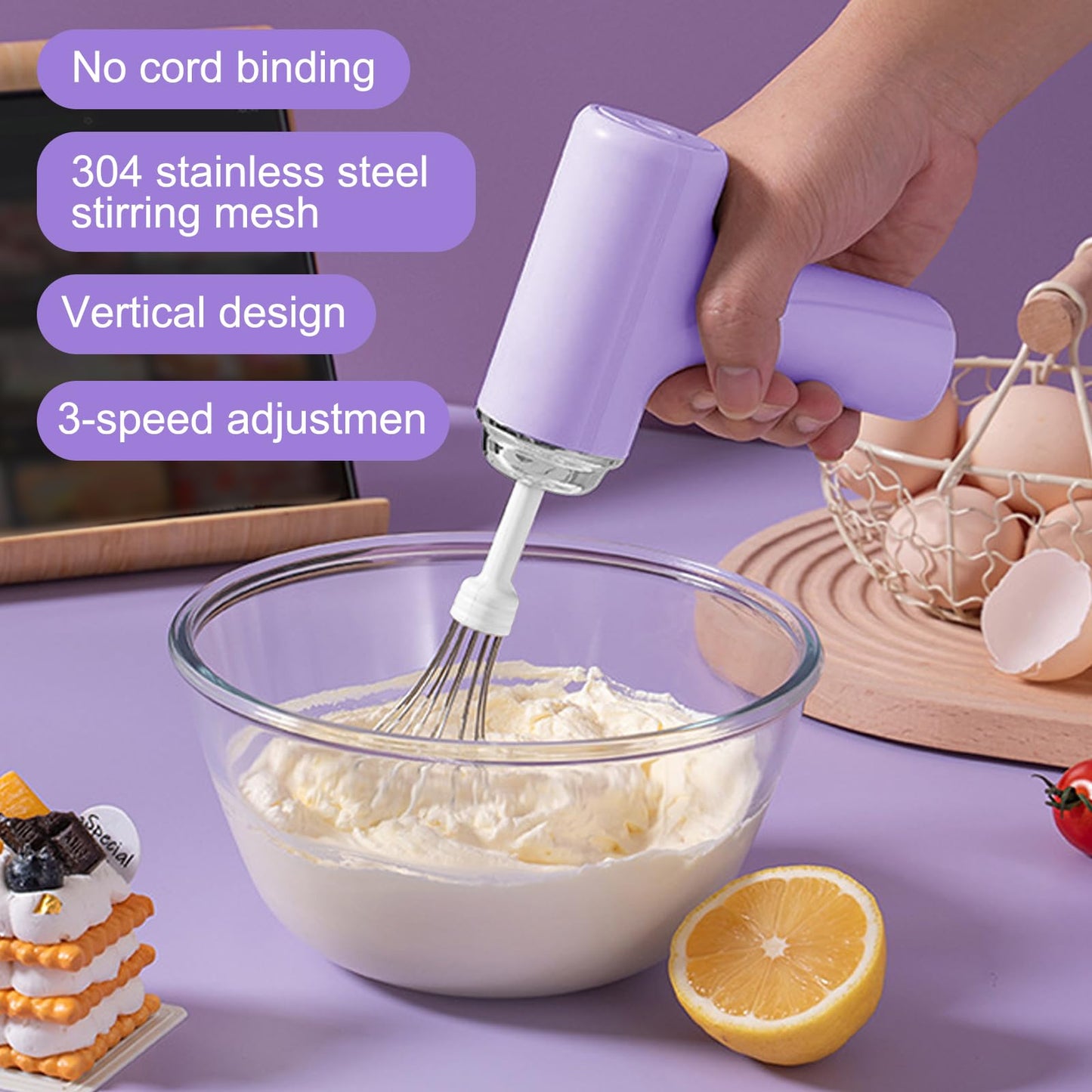 Cordless Electric Mixer