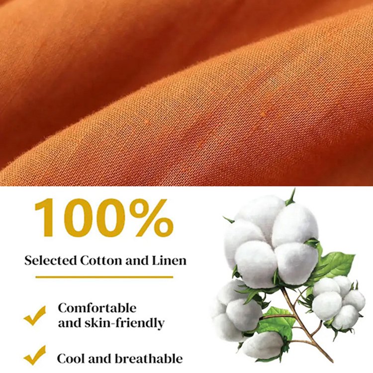 š„HOT SALEš„ Japanese Style Linen Cotton Dress(50%OFF)-unitmotorā¢