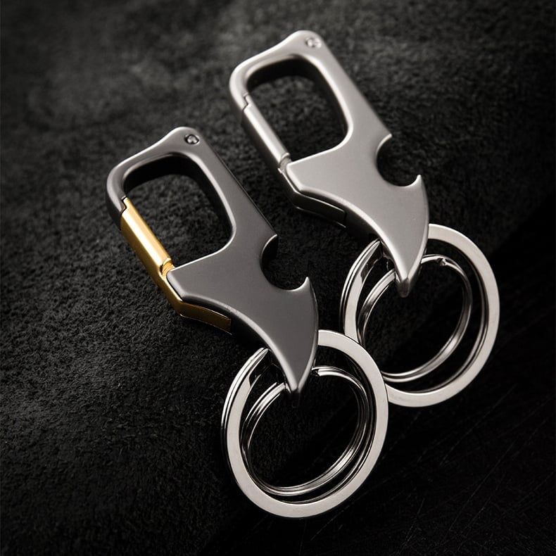 🔥49% OFF🔥Multifunctional pendant bottle opener metal double ring key chain-unitmotor™