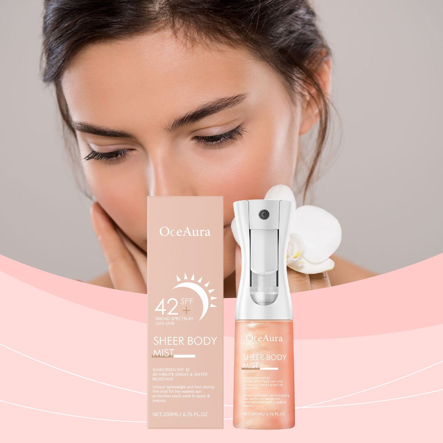 🔥Hot Sale - 49% Off🔥Sheer Body Mist Sunscreen SPF 42