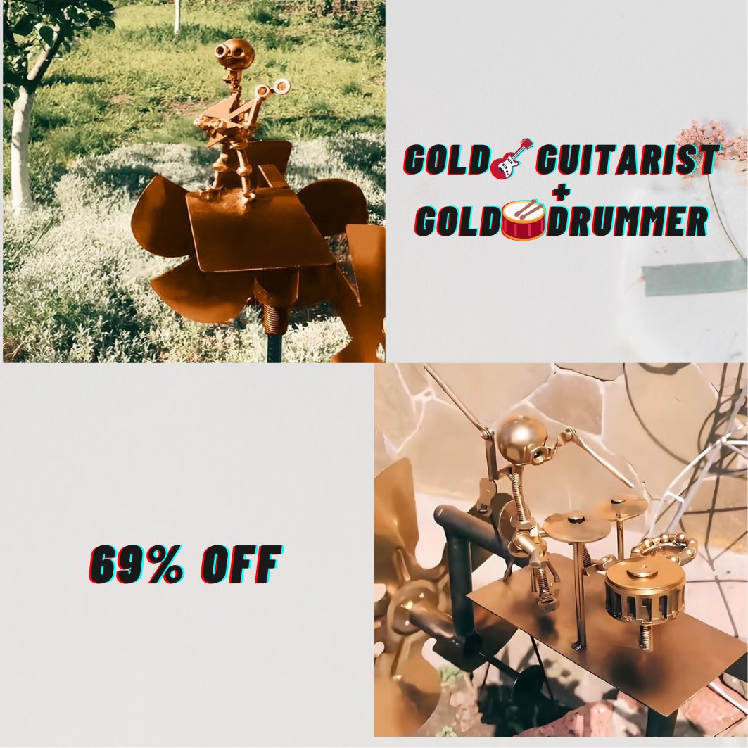 🔥Last Day 57% OFF🥁Handmade Metal Rock Band Windmill🎁