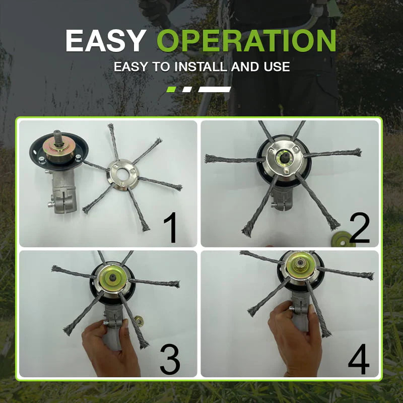 🔥LAST DAY 53% OFF🎁Steel Wire Grass Trimmer Head-unitmotor™