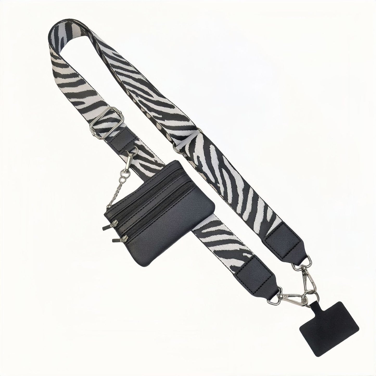 Adjustable Phone Lanyard Crossbody Strap with Wallet