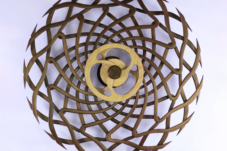 βπ100% Handmade Kinetic Wooden Sculpture