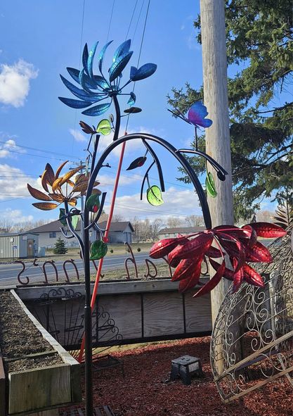 🔥Last Day 70% OFF -Beautiful Summer Multi Colored Flowers Wind Spinner-unitmotor™