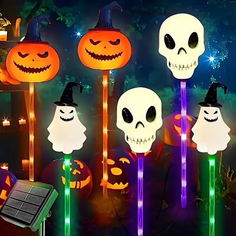 🎃6 in 1 Halloween Solar Garden Lights