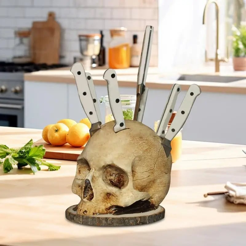 Gothic Skull Knife Holder-unitmotor™