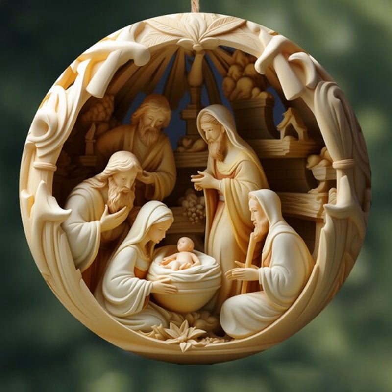Nativity Christmas ornament-unitmotor™