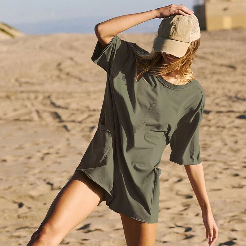 ✨Summer Sale 49% OFF - Oversized Shirt Romper