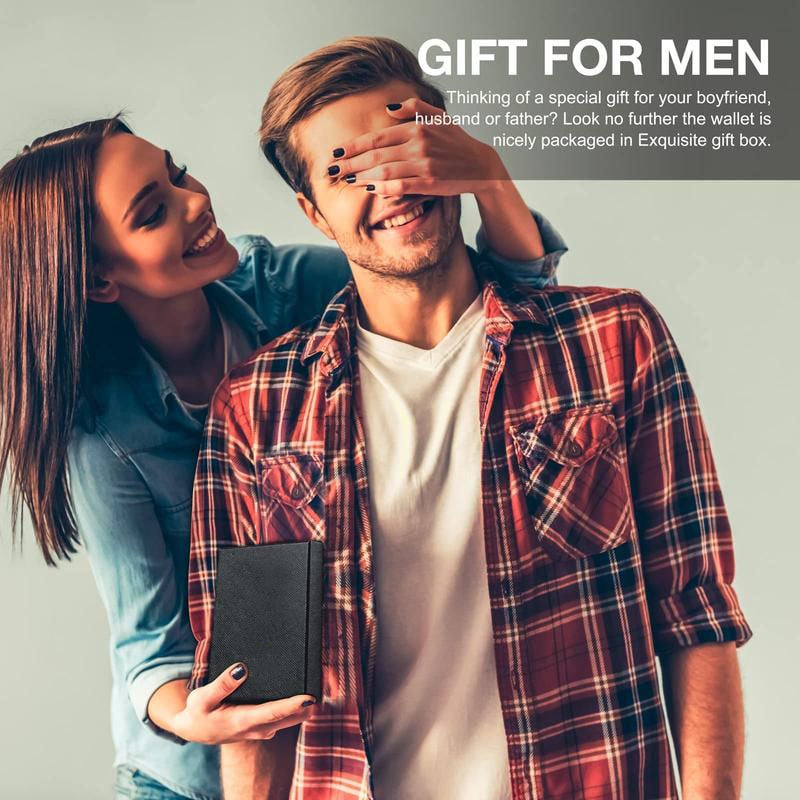š„Mens Slim Wallet RFID Blockingš„