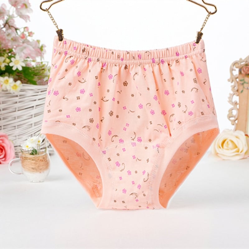 High-Waist Ladies Cotton Panties Plus Sizes💥5pcs Only $24.98 Today🔥-unitmotor™