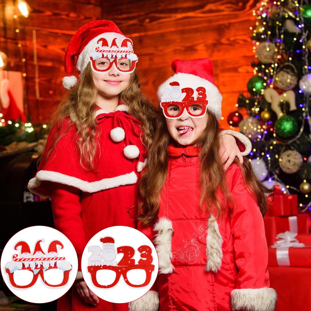 ✨Glittering Christmas Glasses Frames-unitmotor™
