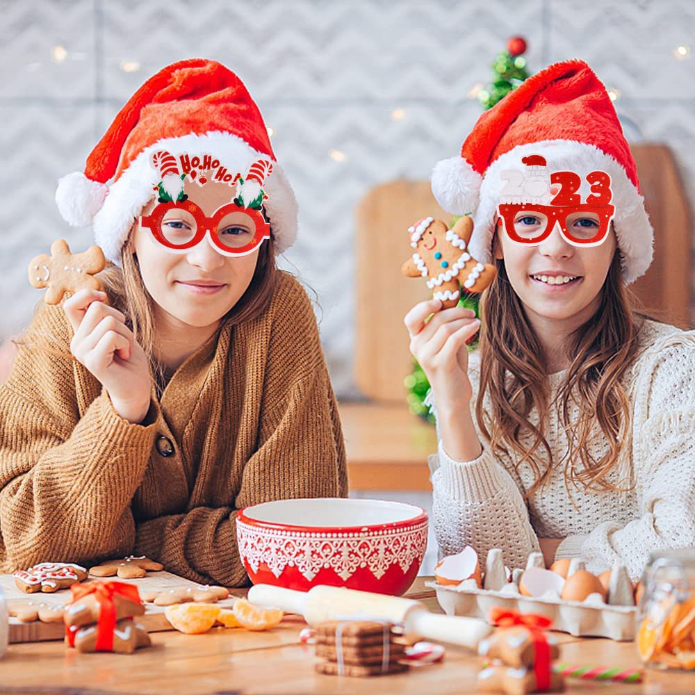 ✨Glittering Christmas Glasses Frames-unitmotor™