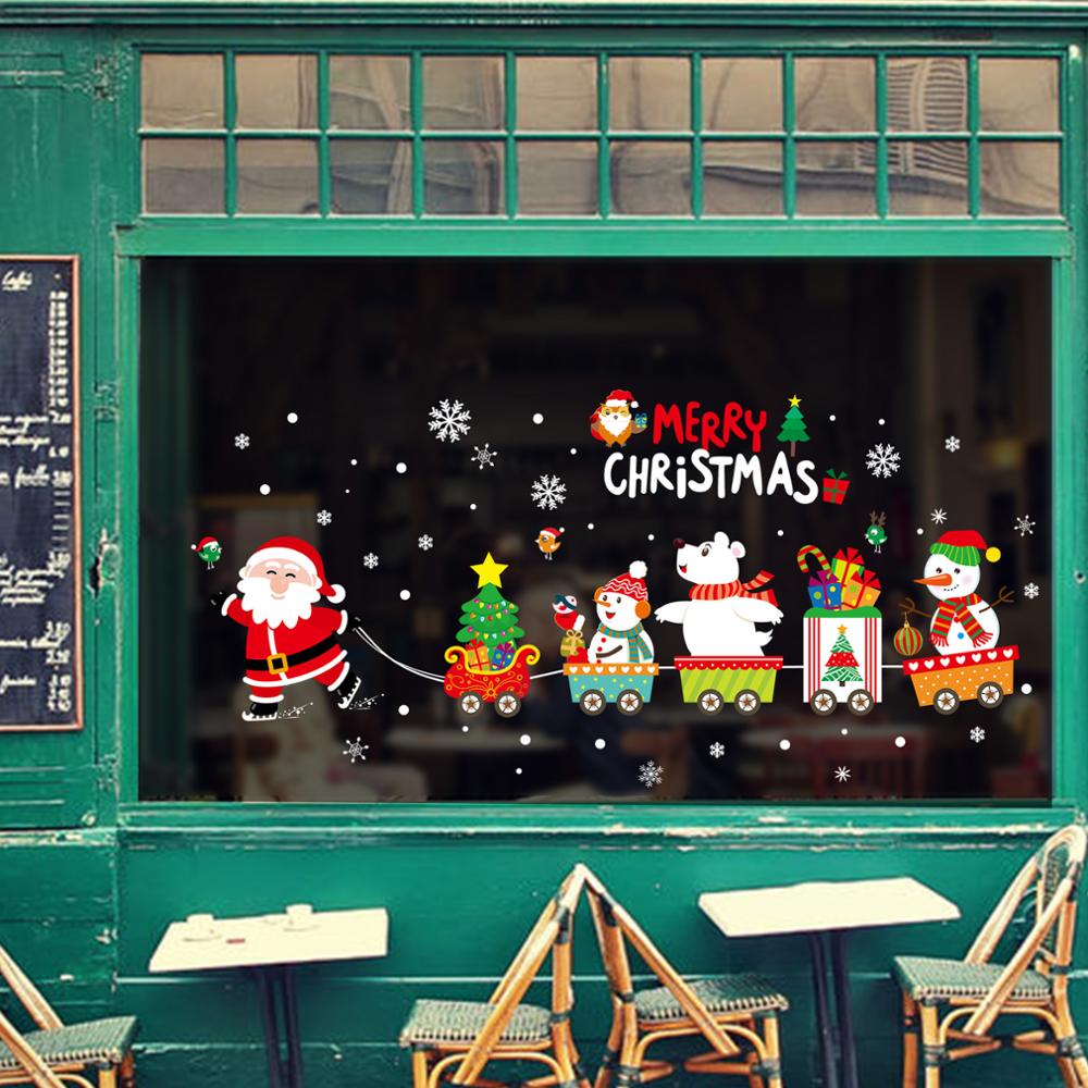 unitmotor™-Christmas Stickers Decor Glue-free Electrostatic Stickers